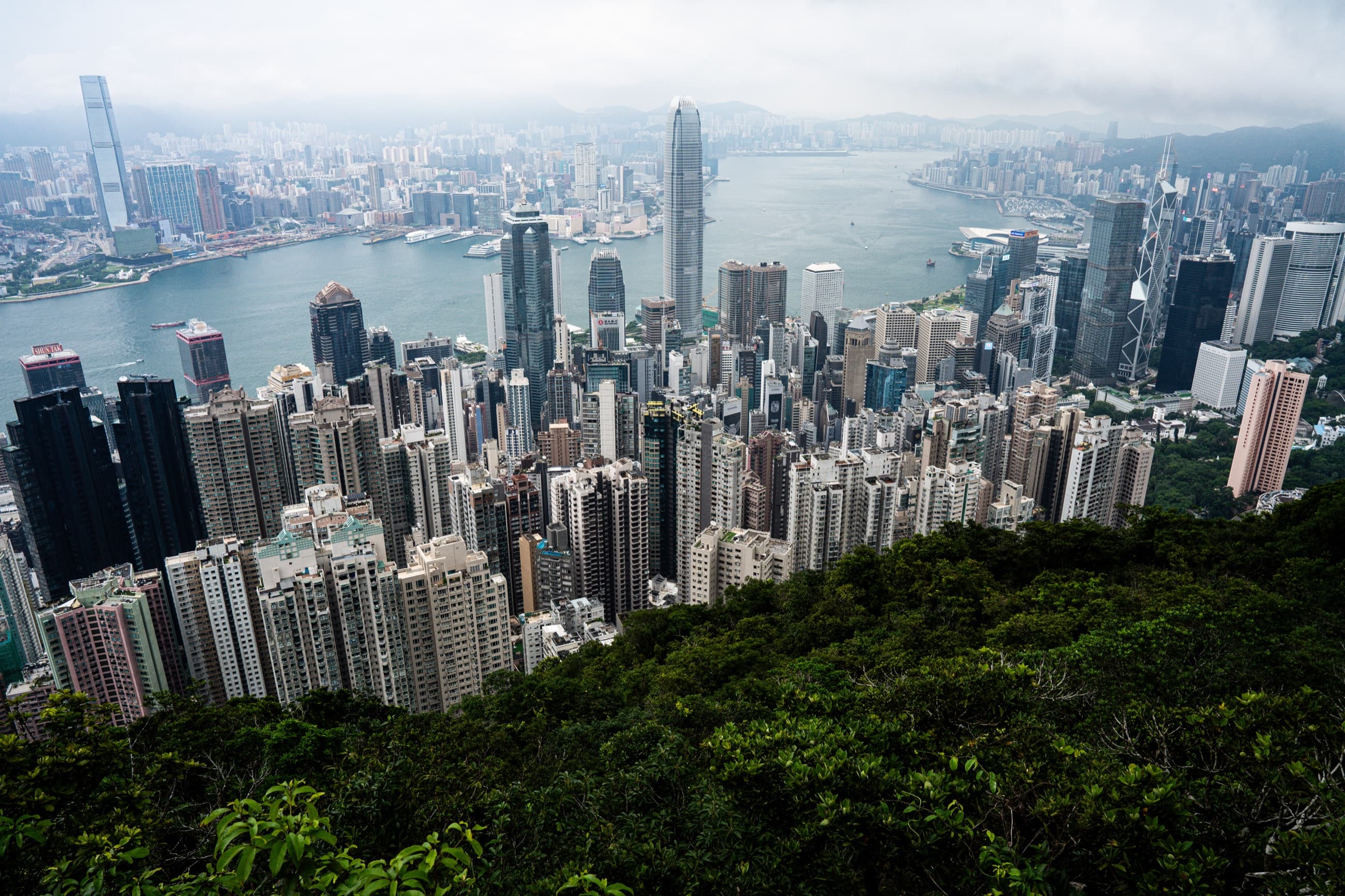 Victoria Harbour from the Peak