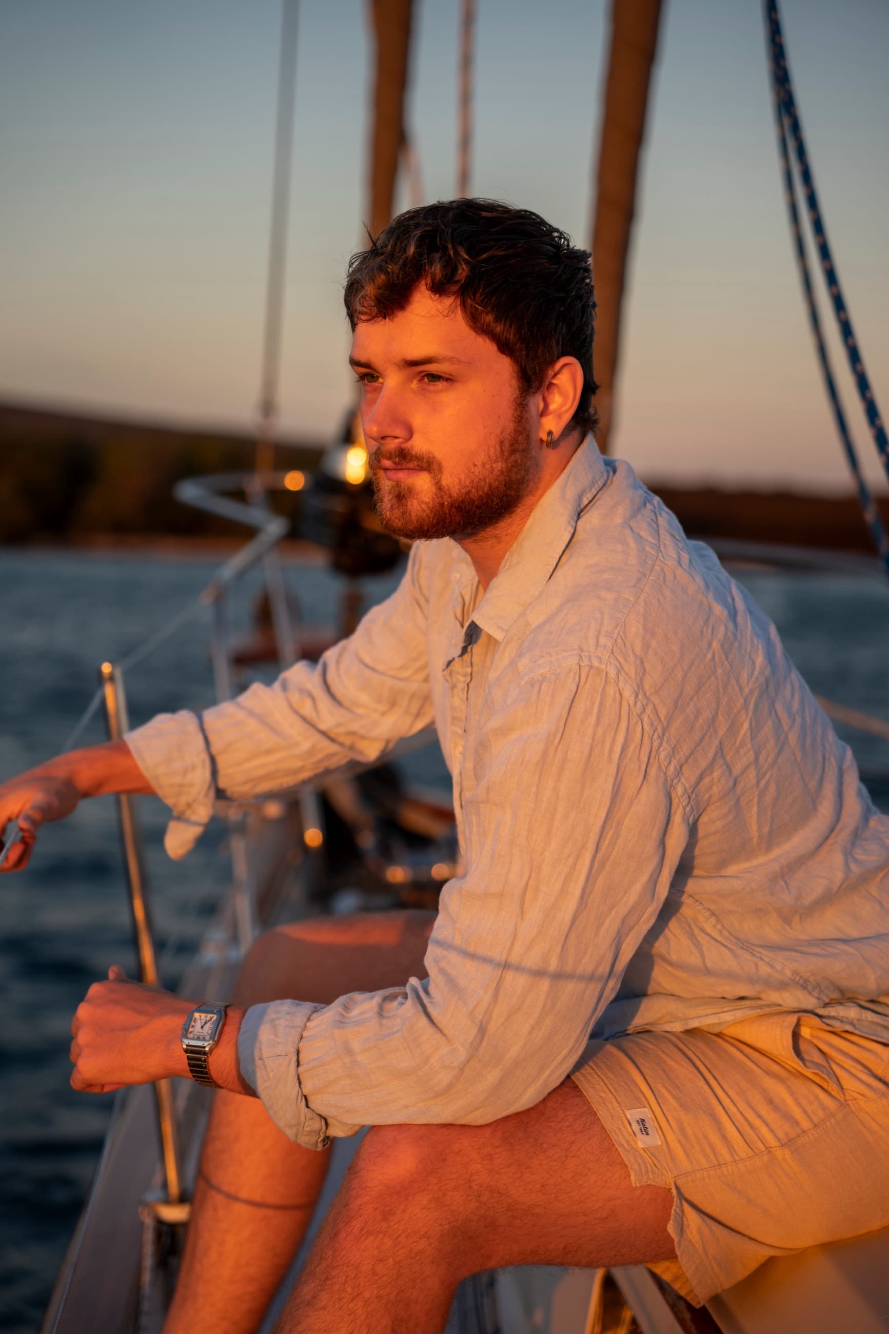 Jakub sailing between Maui and Lānaʻi